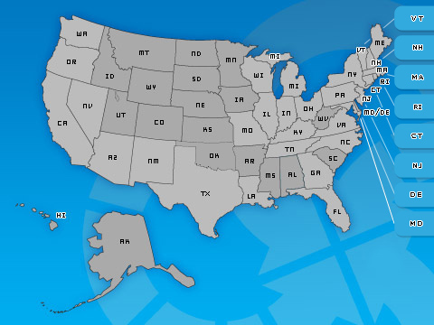 Source Vapor Recover Map